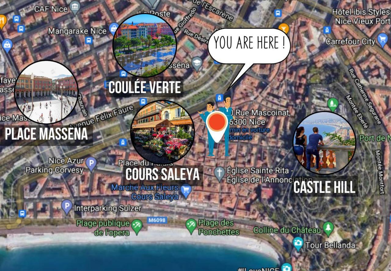 Nestor&Jeeves - Design Vieux Nice - Old Town - Close Sea Exterior photo